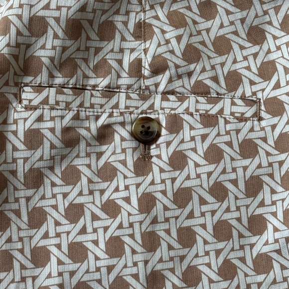 Ann Taylor Tan Patterned Women's Shorts - Picture 7 of 10